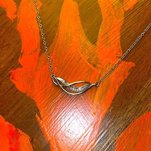 🌊💎Tacori Diamond Wave Necklace💎🌊~17” - Picture 10 of 12